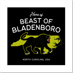 Home of the Beast of Bladenboro - North Carolina, USA Cryptid Posters and Art